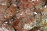 Natural, Red Quartz Crystal Cluster - Morocco #137461-2